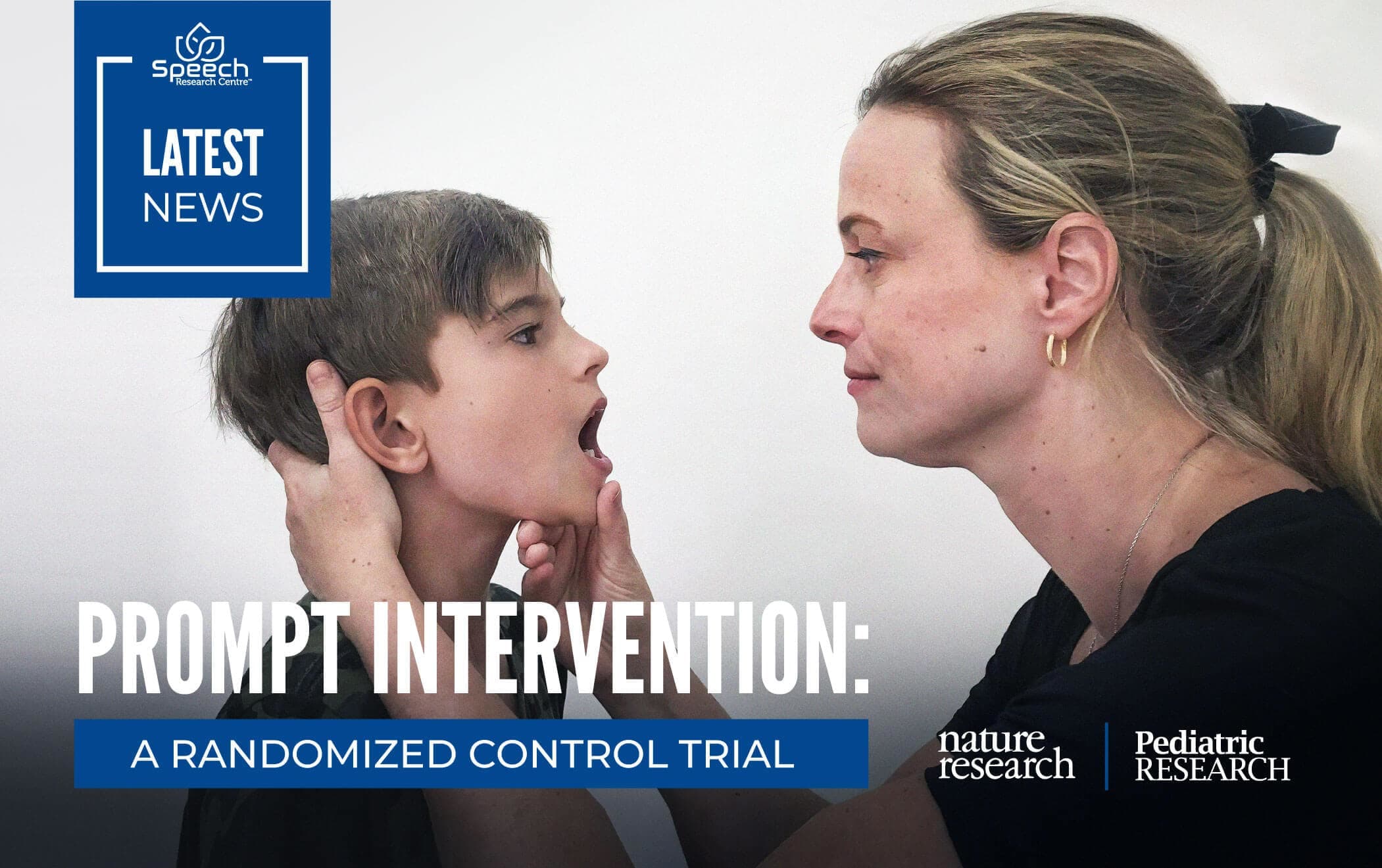 instructor shaping childs mouth to properly enunciate