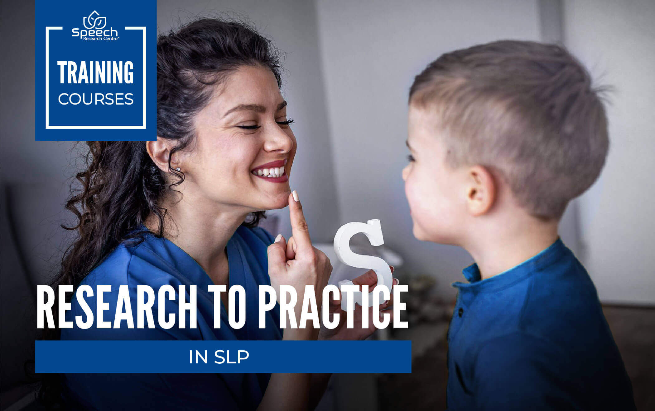 instructor pointing to her mouth