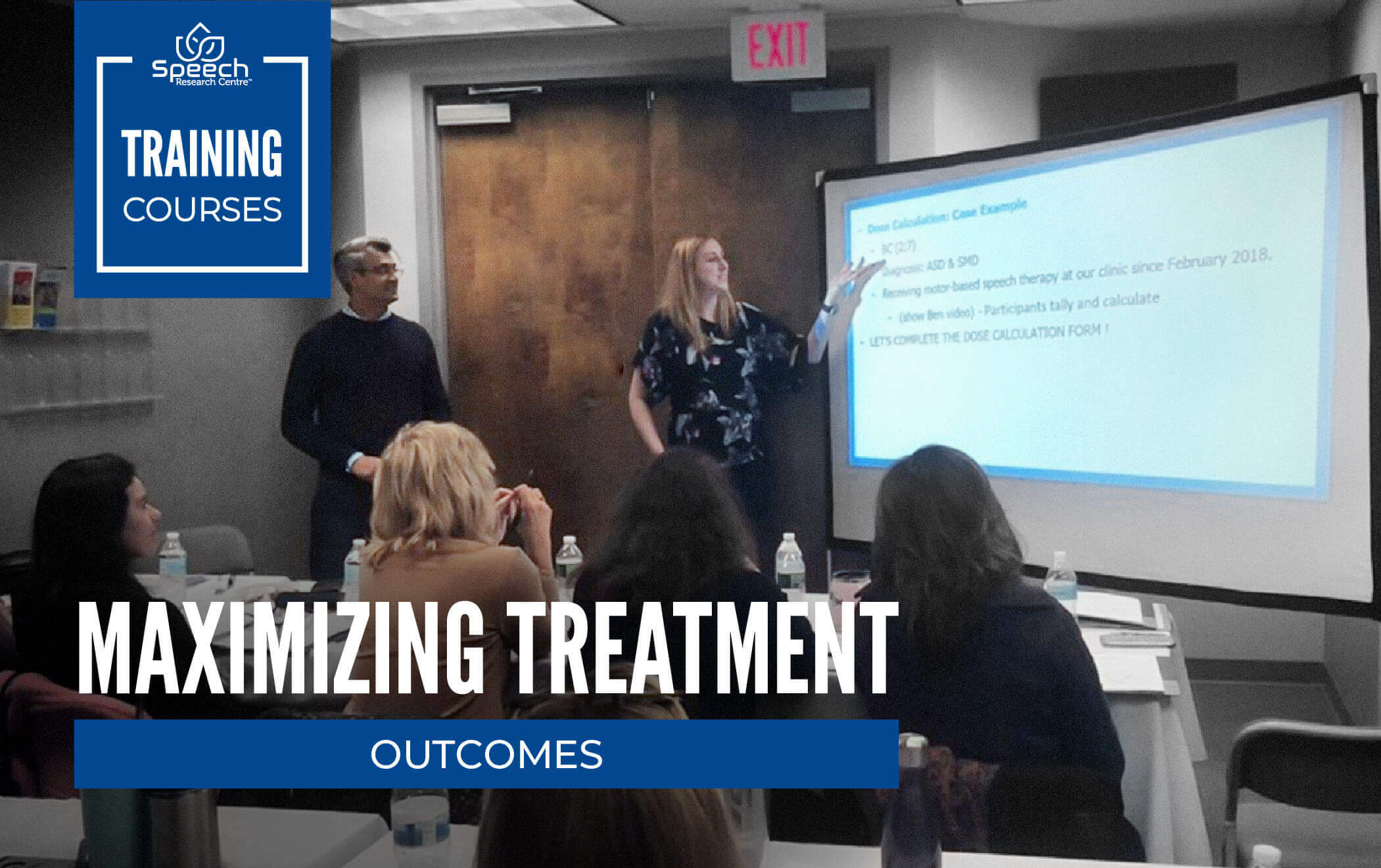 two doctors giving a presentation